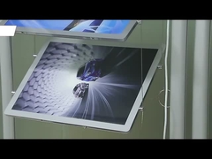 А3 А4 Кристальная световая коробка светодиодные рамы освещенная световая коробка висячий оконный дисплей