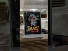 Перезаряжаемый беспроводный настольный дисплей с двойной стороной