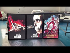 27x40 Blck Aluminun LED Light Box Кинофильм Плакатная рама