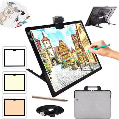 Купить Технический художественный рисунок Led рисунок Tracing Pad A3 A4 Рисунок световой доски Производство в сети