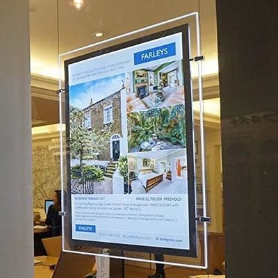 Купить Window Hanging Display Crystal Acrylic Light Box  Производство в сети